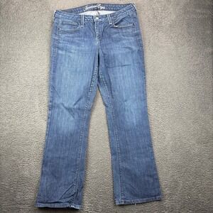 American Eagle Outfitters True Bootcut Jeans Womens Size 14 Medium‎ Wash Denim